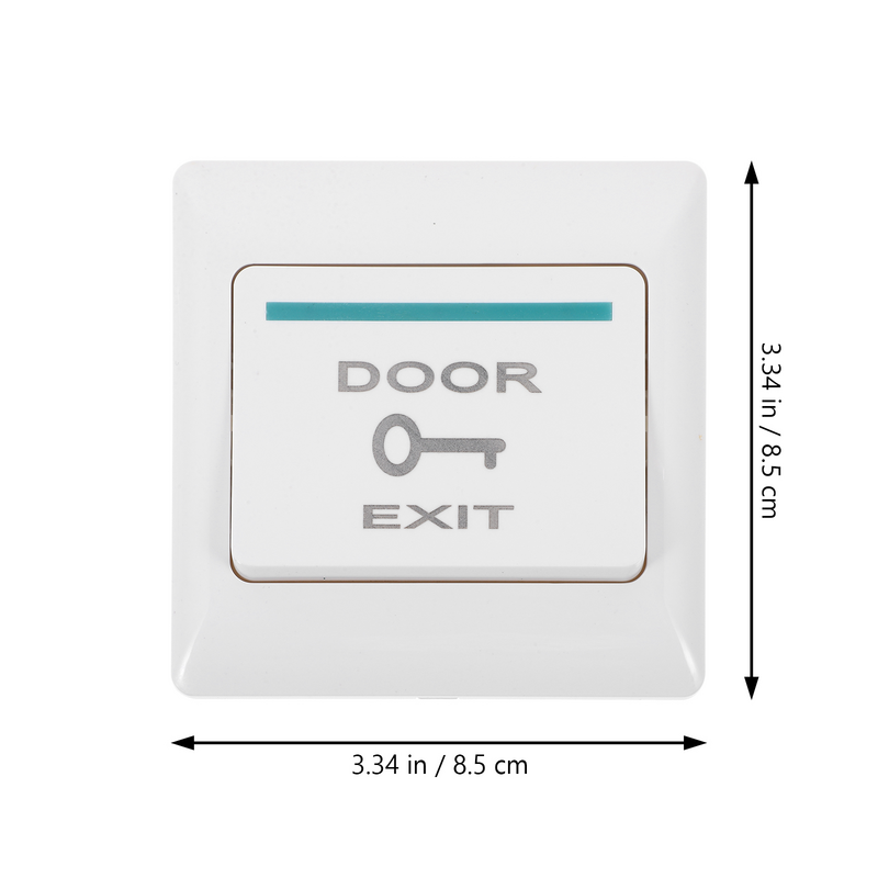 Doorbell Access Control System Outdoor Push to Exit Button Covers for outside Wall Plate