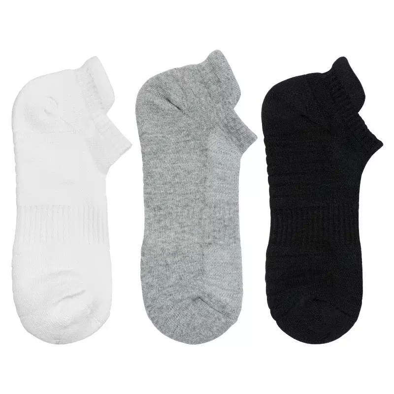 Spring and summer socks female boat socks pure cotton right -angle invisible solid color combed cotton short socks