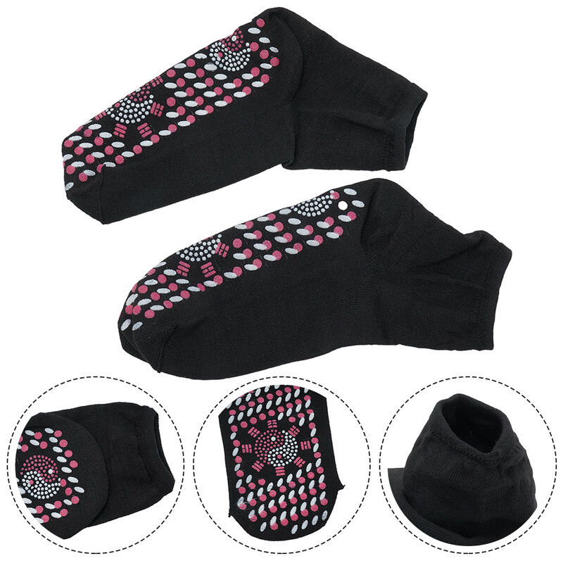 1/2/4pairs Slimming Health Socks Self-Heating Health Sock Pain Relief Outdoor Anti-Cold Therapy Foot Massage Warm Socks Unisex