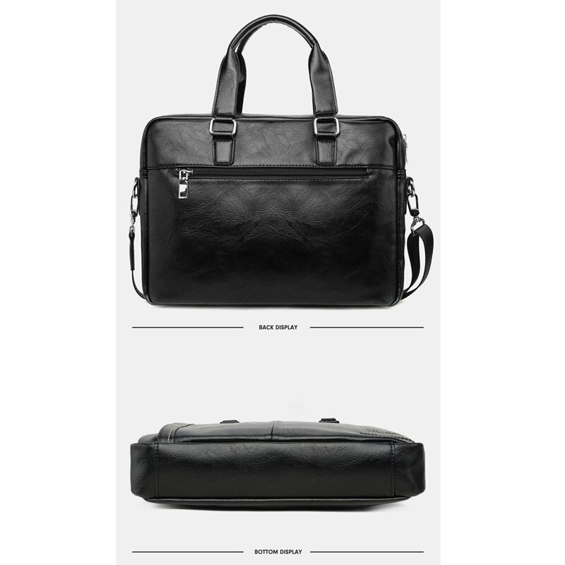 Кожаная мужская сумка-мессенджер, мужские портфели, деловая мужская сумка для ноутбука