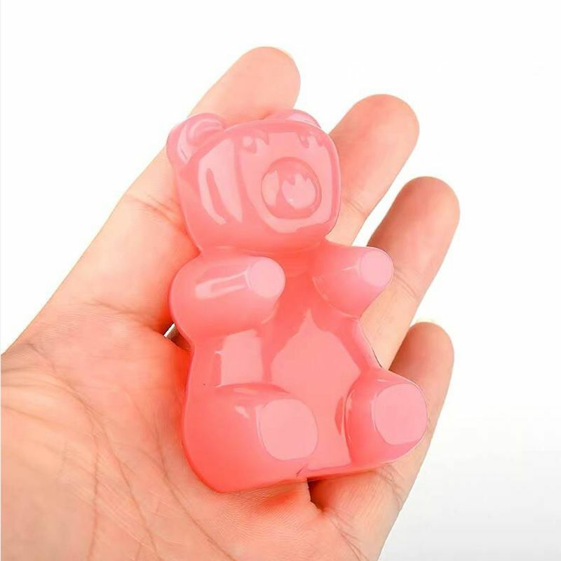 652F Gummy Bear Candy molde de silicona pastel Chocolate Fondant resina colgante joyería DIY
