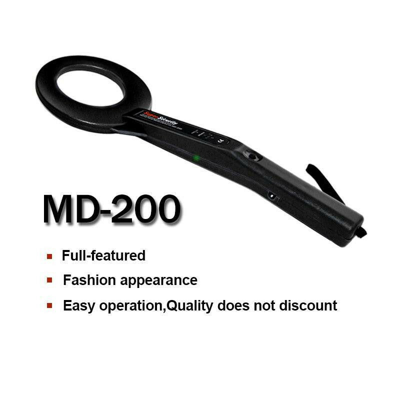 MD-200 Handheld Metal Detector Security Small Detector with High Sensitivity and Accuracy