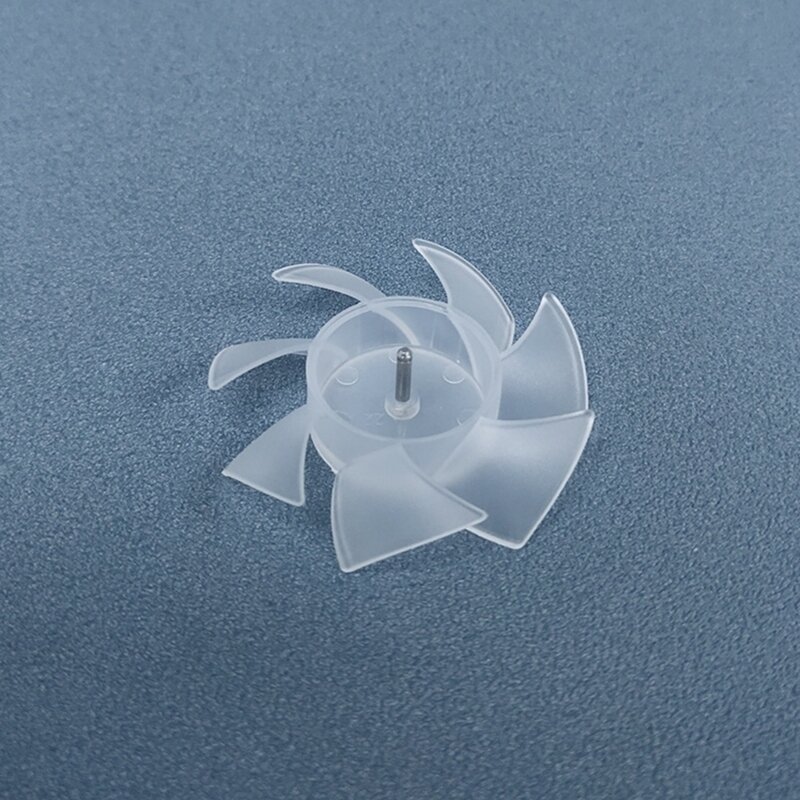 Pequena potência mini ventilador plástico lâmina 7 folhas para secador cabelo motor ventilador portátil pendurado pescoço