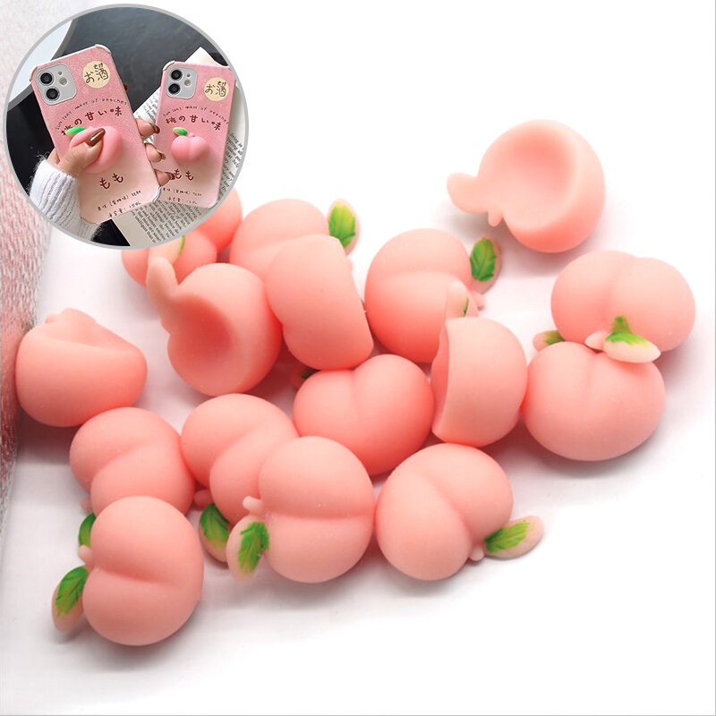 Soft Squishy Peaches Cream Scented Super Slow Rising Stress Relief Squeeze Toys