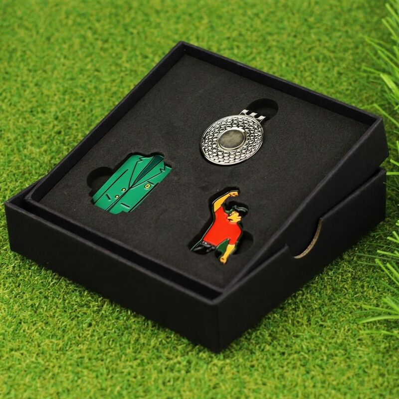 1 Set Magnet Golf Marker Gift Set Alloy Multicolor Golf Ball Marker Upscale Lightweight Golf Cap Clip Golf Beginner