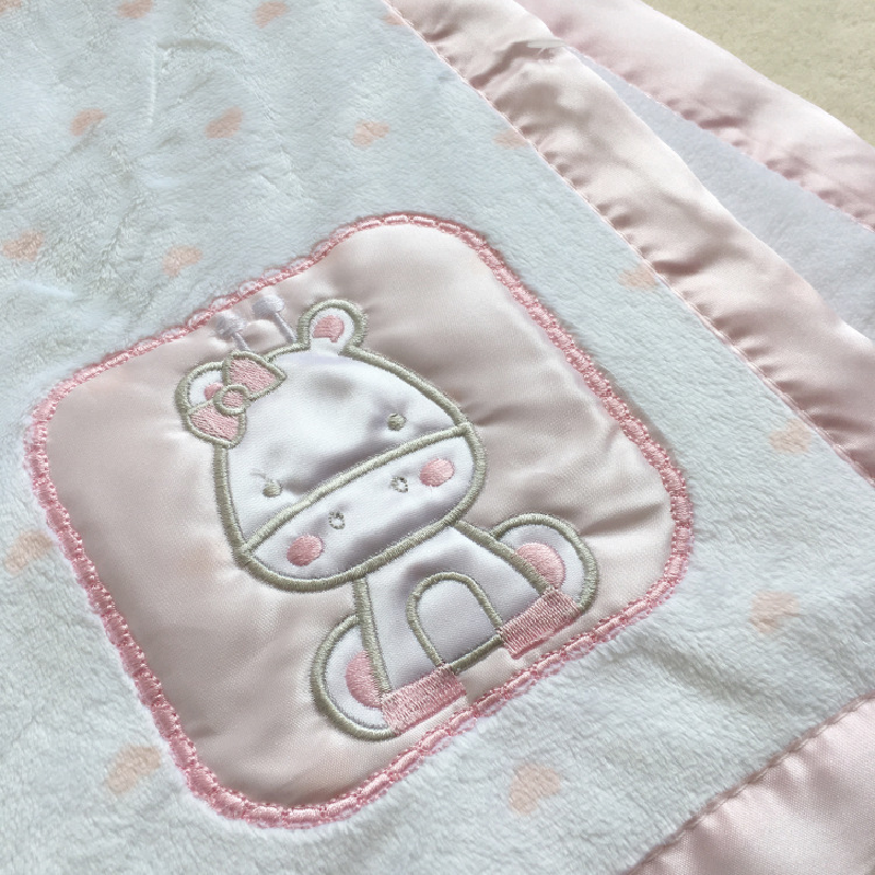 Cobertor macio para nuvens infantil, colcha quente espessa, cobertor estilo requintado para bebês, de alta qualidade, outono e inverno