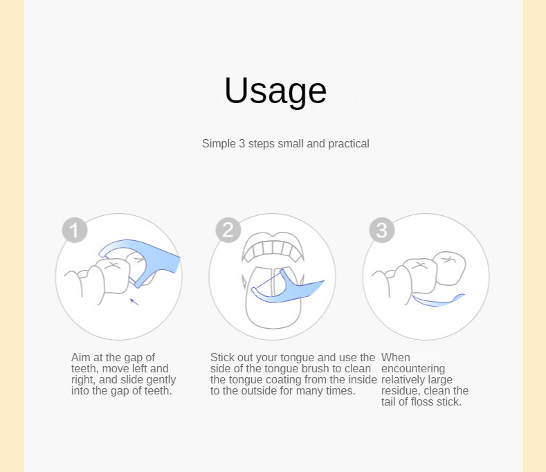 Xiaomi SOOCAS-Bâton de fil dentaire, cure-dents, fil dentaire, hygiène buccale, boîte de 50 pièces, 2 boîtes, 4 boîtes, 6 boîtes