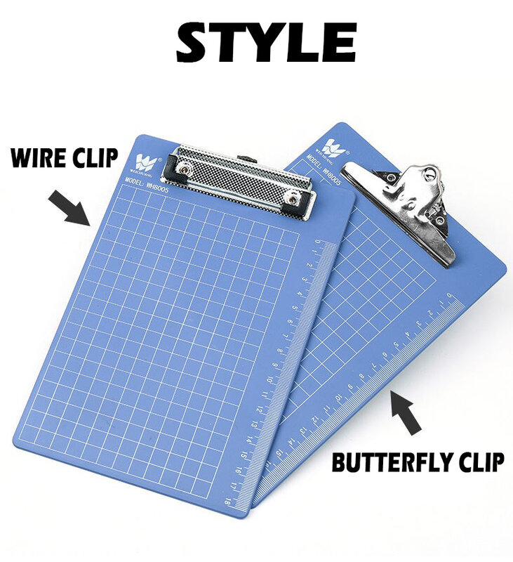 File Board A4 Cardboard Clip Hanging Writing Pad bill Note  Hanging Point Menu Plastic Writing Board Clip