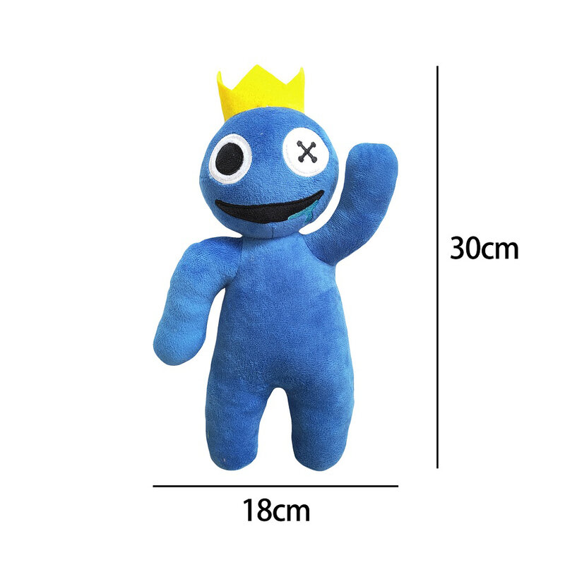 30cm Rainbow Friends Plush Toys Animation Kawaii Monster Stuffed Doll Role Cartoon Game Puppet Toys For Children Christmas Gifts