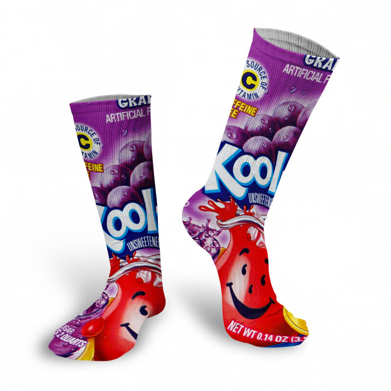 Modische Kartoffel chip Stil bedruckte Socken Skateboard Jugend Unisex Standard lustige Socken lässig Home Shopping Socken