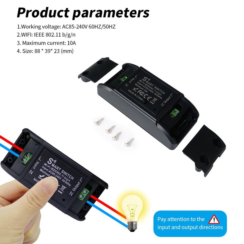 Wifi Tuya Smart DIY Pass-through Disconnector Mobile Phone Wireless Remote Control Timer Switch Home Change Fittings Module
