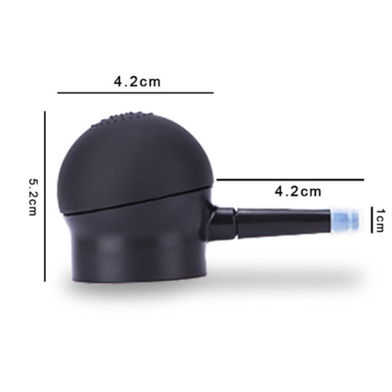 Pulvérisateur de Poudre de Fibres Capillaires Portable, Pompe à Buse d'Extension pour la Perte de Cheveux, Buse d'Arrosage