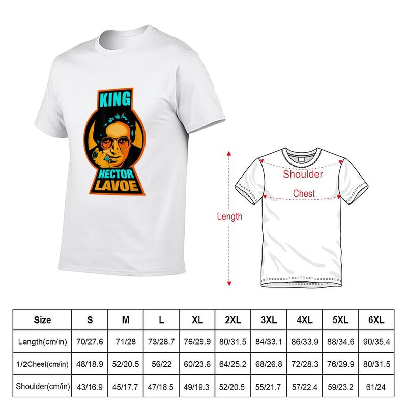 Camisetas gráficas personalizadas para homens, Camisas casuais, Nova camiseta Hector Lavoy