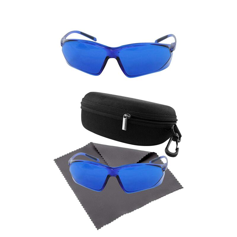 Lunettes de recherche de balles de golf, lunettes de protection des yeux, lunettes bleues, accessoires unisexes