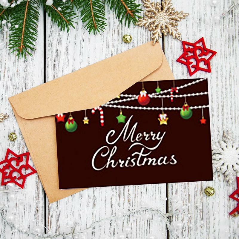 크리스마스 카드 크리스마스 카드 봉투 및 스티커 24 디자인 휴일 카드 봉투 스티커 구색 대량