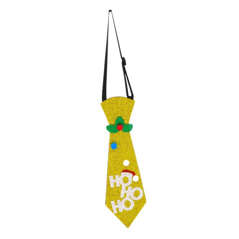 Рождественский галстук, нарядный костюм для вечеринки, фотографический праздничный тематический галстук для сценического представления, семейного собрания