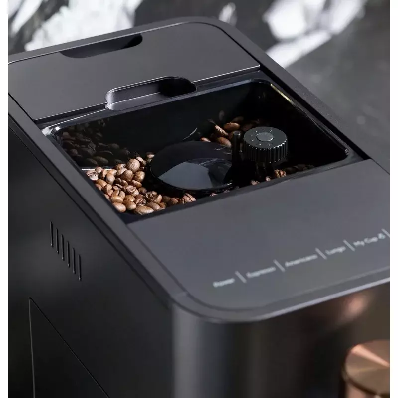 Café Affetto Automatische Espressomachine Melkopschuimer | Ingebouwde En Verstelbare Espresso Bonenmolen | One-Touch Brouwsel In 90