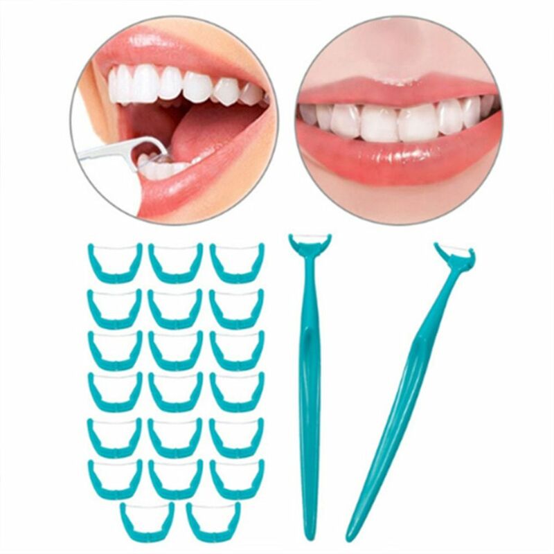 Menghindari malu menghilangkan tartar kebersihan mulut perawatan tusuk gigi stik gigi benang benang Flosser sekali pakai