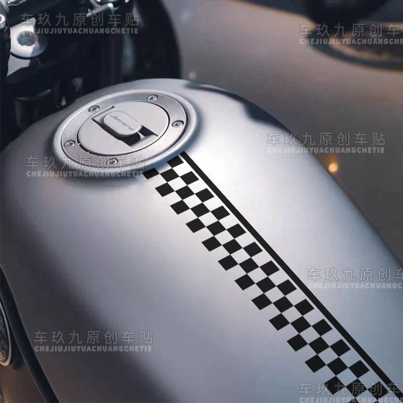 Gorąca sprzedaż 50cm śmieszne naklejki dekoracyjne Moto Tank naklejki DIY naklejka na zbiornik paliwa wodoodporne do wyścigów motocyklowych akcesoria