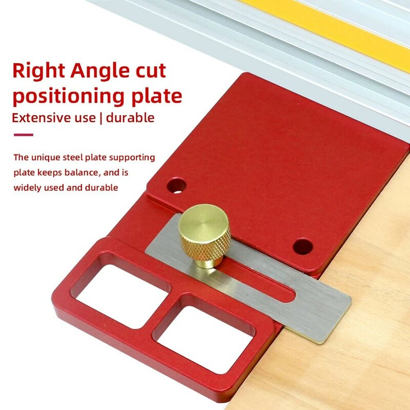 Adjustable Aluminum Alloy Carpentry Anodized Treatment Precise Angle Degree Angle Stop Limiting Clamp Features