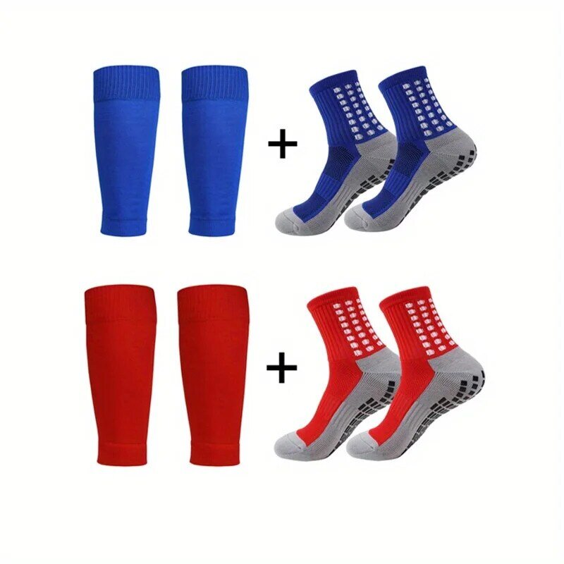 2 Sets /3 Sets of Football Socks Professional Training Thick Towel Bottom Middle Tube Point Non-slip Men's and Women's Sp