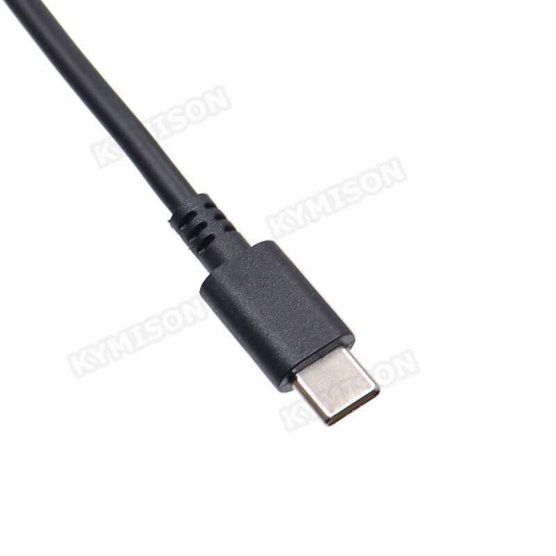 레노버 노트북용 USB C 타입 충전 케이블, DC 잭 플러그, 전원 어댑터 케이블, USB C 전원 커넥터 코드, 1.8m, 45w, 65w