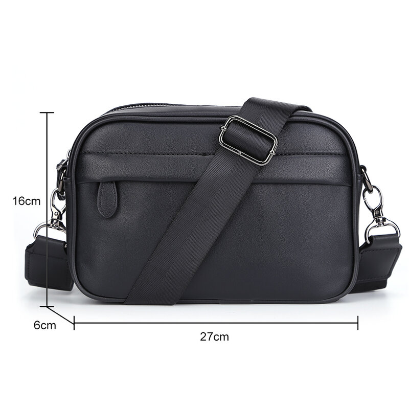 Męskie klasyczne wzory biznesowe torby na ramię luksusowa designerska torba na ramię skórzana torba typu crossbody mała kwadratowa torba do pracy w podróży