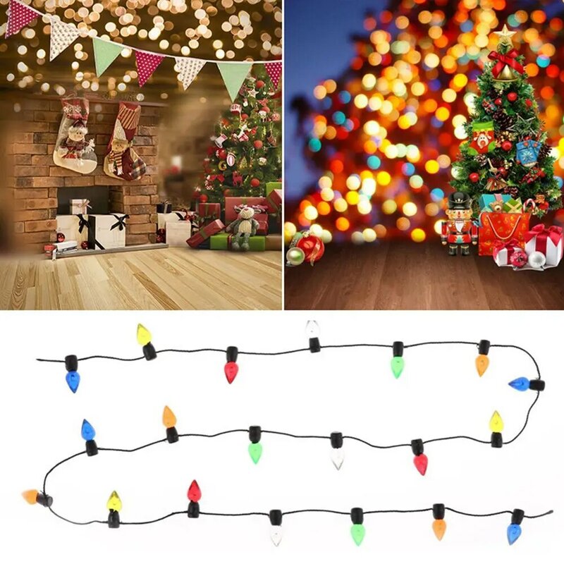 Luz conduzida colorida para a decoração da boneca, corda clara para o presente do Natal, 0.5m