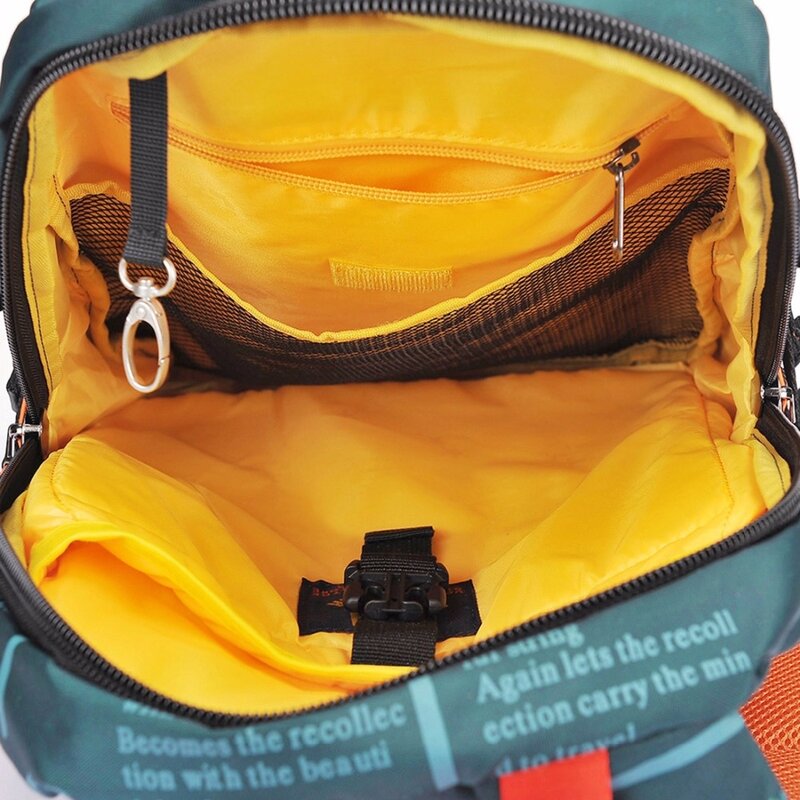 Tas ransel pria untuk berkuda perjalanan tas botol air Daypack 14 "tas komputer buku kualitas tinggi tahan air Oxford ransel Unisex