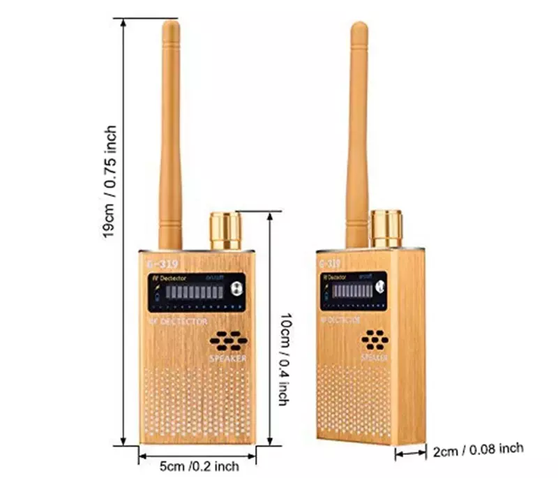 Fehler detektor 1,2 GHz & 2,4 GHz & 5,8 GHz Funk kamera Radio GPS Tracker Signal finder Kehrmaschine drei Antennen versteckte Kamera Detektor