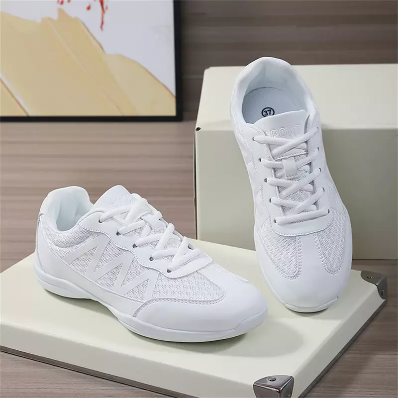 Girls White Cheer Shoes Trainers  Breathable Training Dance Tennis Shoes Lightweight Youth Cheer Competition Sneakers zapatos 신발