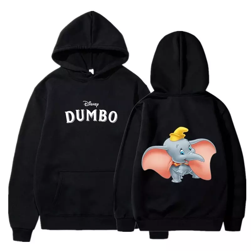 Disney-Sudadera con capucha de Dumbo para hombre y mujer, Jersey informal de otoño, ropa de calle Harajuku, deportiva, 2024