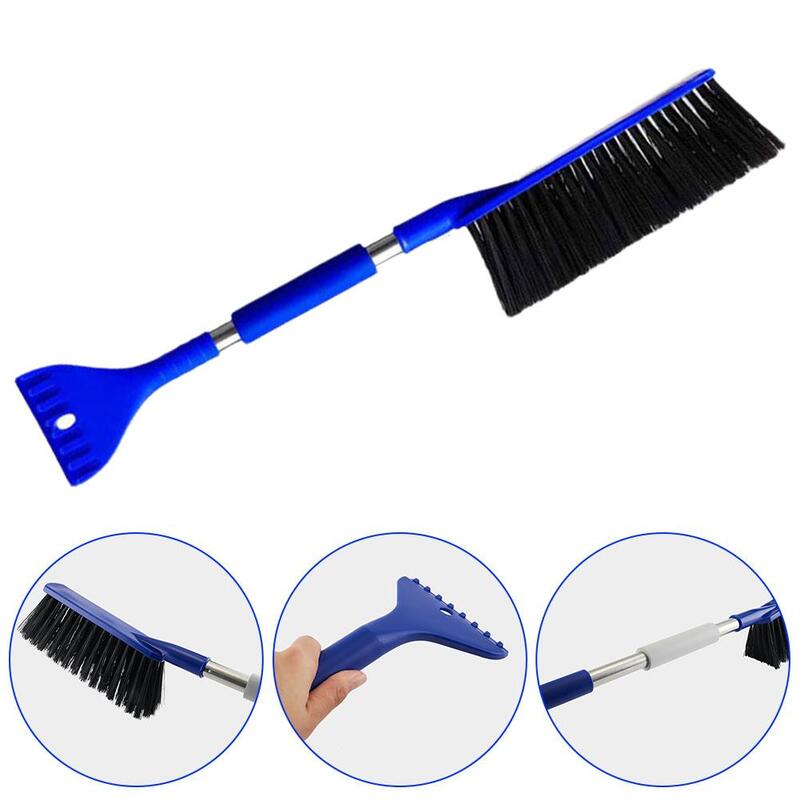 2 In 1 Snow Removal Tool Ice Scrapers Car Windshield Cleaning Winter Multifunctional Snow Auto Tool Brush K4x4