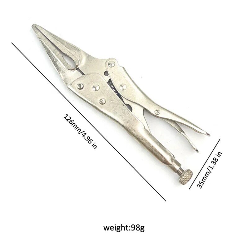 5 Inch Long Nose Locking Pliers 125mm Length