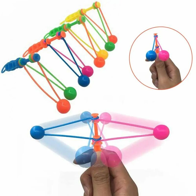3/5Pcs Rotate Hit The Ball Toys Double Balls Inertial Collision Antistress Inertial Hit Ball Hand Exercise Toys Fidget Gift