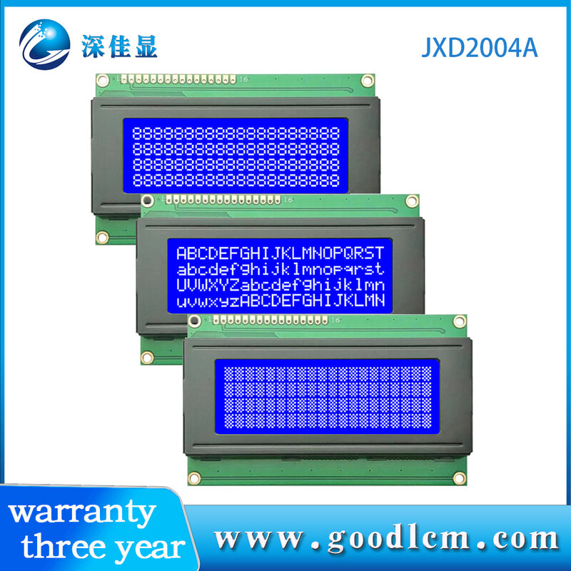2004 caratteri LCD 20 x4lcm modulo LCD STN schermo blu luce bianca 5V o 3V controller HD44780 opzionale o ST7066 o AIP31066