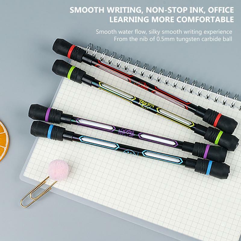 Draaiende Pen Anti-Slip Coating Spinpen Pen Spinner Anti Slip Vinger Roterende Penspanning Waardoor Hersentraining Spinnen