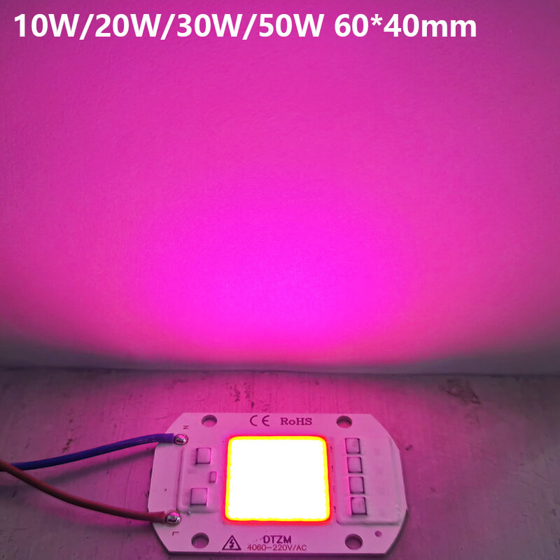LED Grow Light Full Spectrum COB LED Chip AC220V No need driver Phyto Lamp For Indoor Plant Light Seedling Grow Lamp