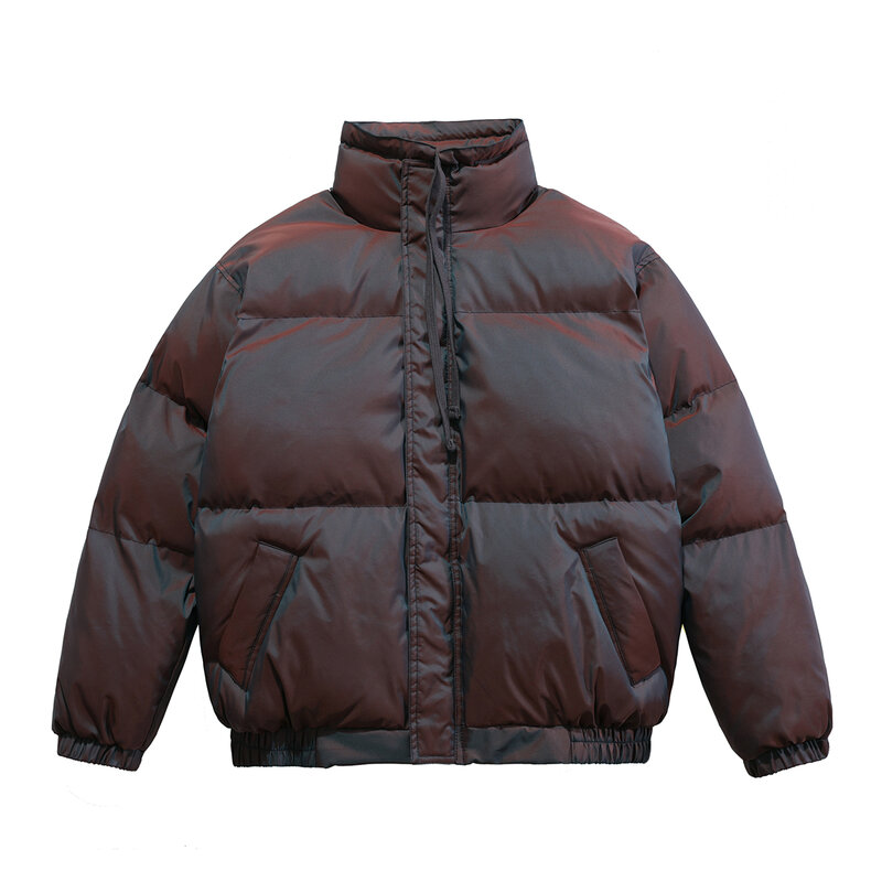Парка легкая с подкладкой, светоотражающая короткая пуховая куртка, повседневное зимнее пальто