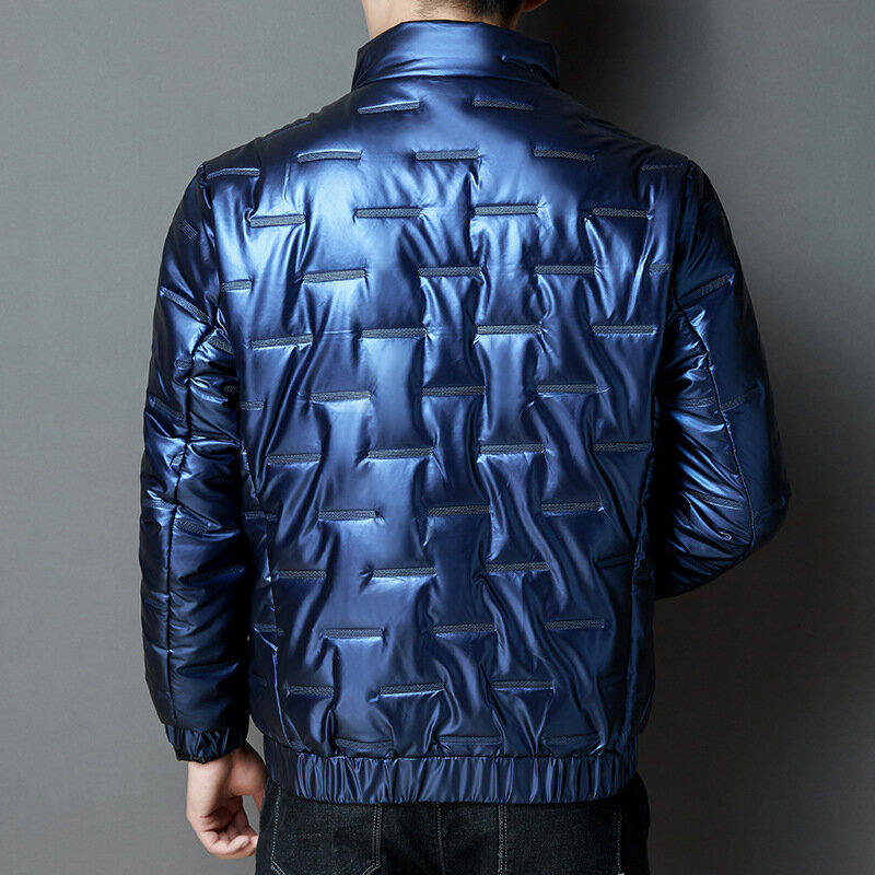 MRMT 남성용 다운 패딩 재킷, 반사 광택 캐주얼 스탠드 업 칼라, 패딩 재킷, 2024 브랜드 신제품