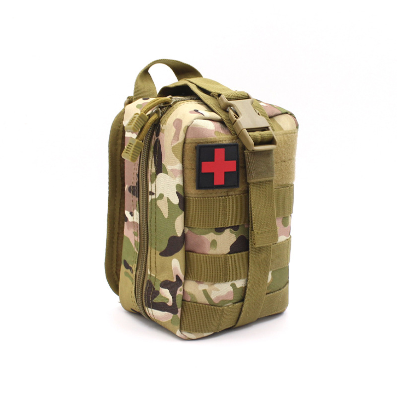 アウトドアアクティビティ用の戦術的なトラベルバッグ,防水ミリタリーファン,応急処置キット,スポーツ緊急ポケット
