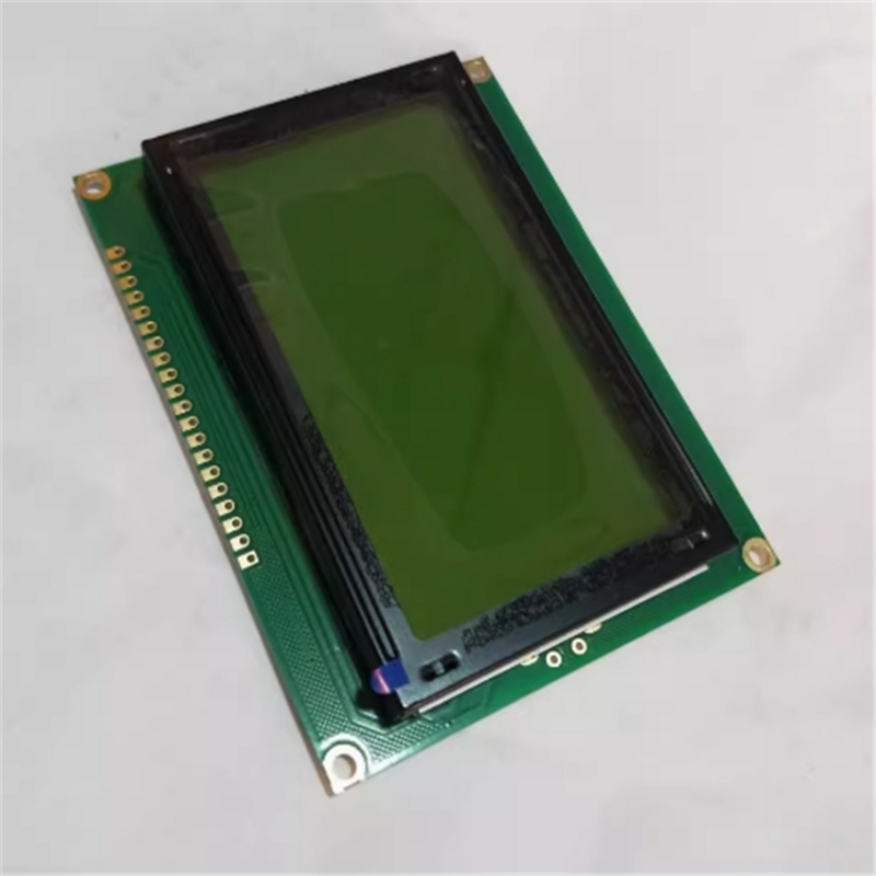 شاشة LCD بدون مكتبة خطوط ، أصفر وأخضر ، JHD12864E ، 622M9