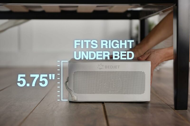 BedJet 3 comodidad climática para camas, ventilador de refrigeración aire de calefacción + (temperatura única. Zona de cualquier tamaño, cama o colchón)