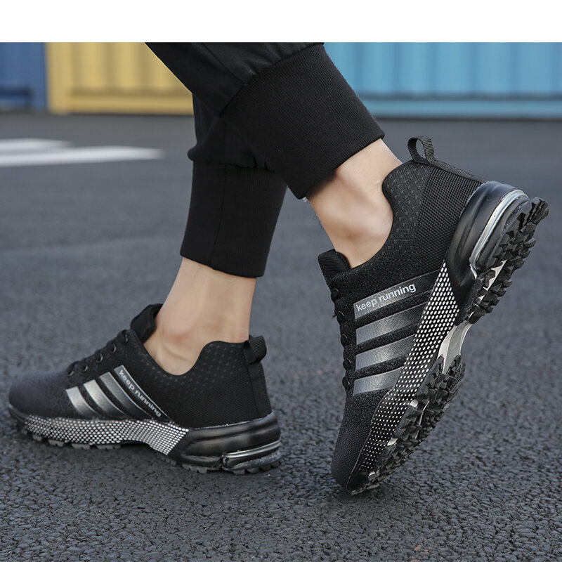 Loopschoenen Ademende Outdoor Sportschoenen Licht Sneakers Voor Vrouwen Comfortabele Atletische Training Schoenen Heren Schoenen