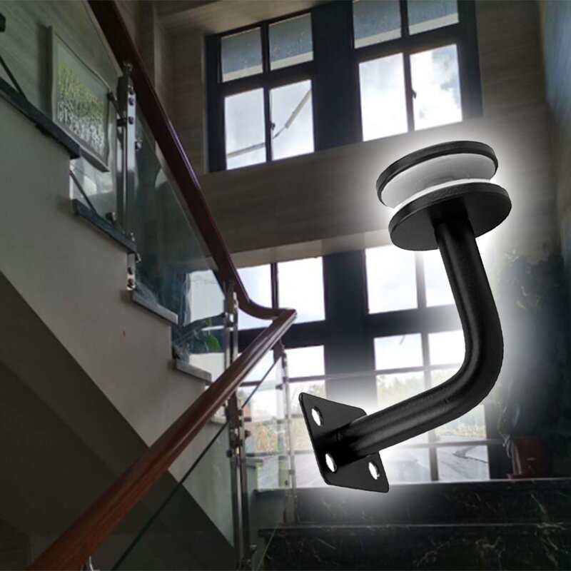 Stainless Steel Handrail Brackets For Stairs Square Handrail Brackets For Stairs Waterproof Corrosion Resistant Rustproof Improv