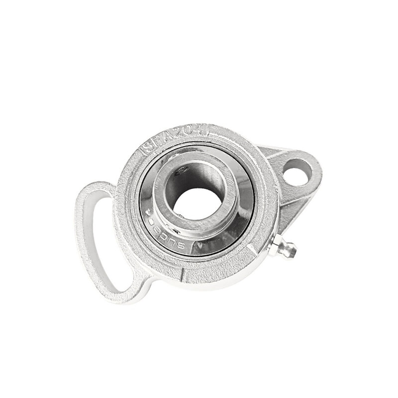1Pc Stainless Steel Outer Spherical Bearing Adjustable Rhombus Shaped with Seat SUCFA202 203 204 205 206 Bore 15/17/20/25/30mm