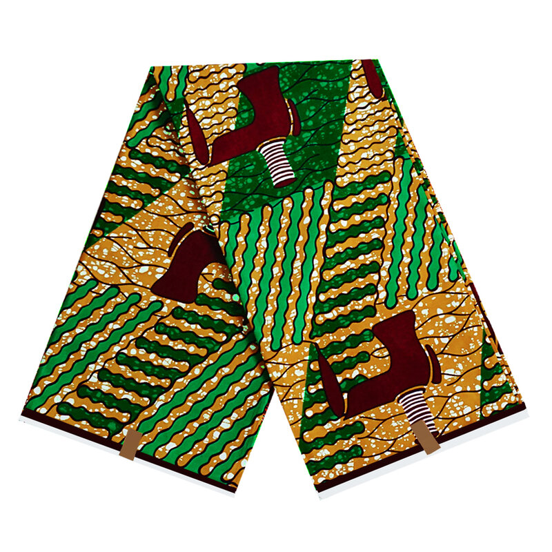 Восковая ткань голландская ткань Африканский принт батик планья ткань в африканском стиле 100% хлопок Высококачественная Ткань 6 ярдов