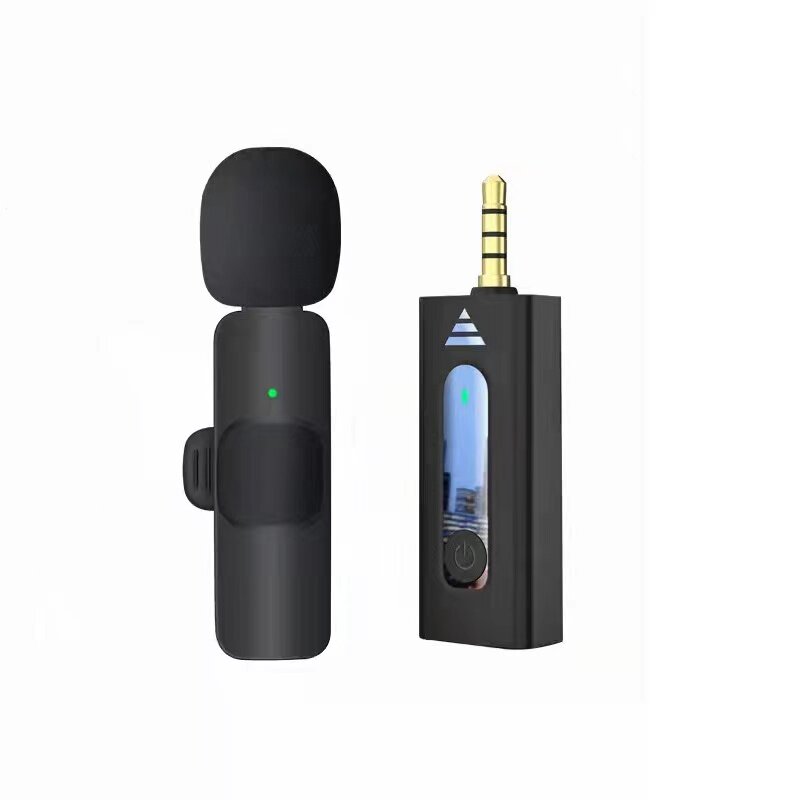 Yaergor-Micrófono de solapa Lavalier, condensador omnidireccional de 3,5mm para altavoz de cámara, teléfono inteligente, micrófono de grabación para entrevista
