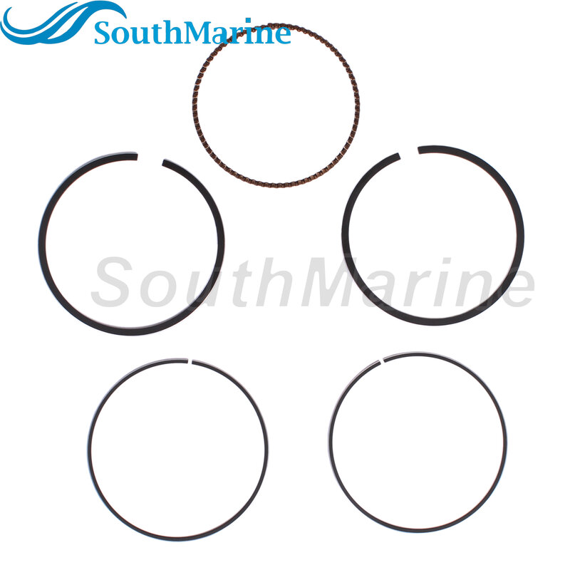 Boat Engine 6D8-11603-00 01 10 11 67F-11603-00 01 STD Piston Ring for Yamaha 75HP 90HP 115HP / 39-880897T02 880897T1 for Mercury