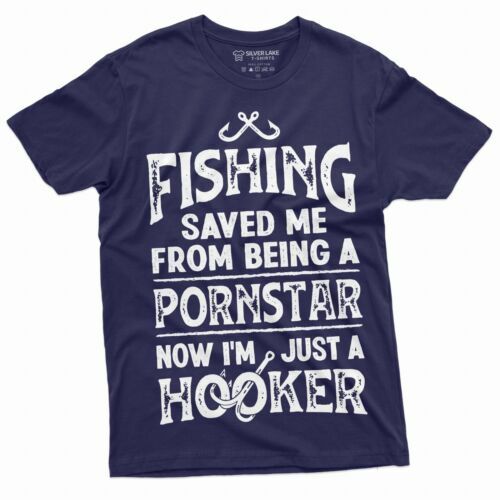 T pesca engraçado para o pescador, salvou-me de Born a Pornstar Shirt, Presente